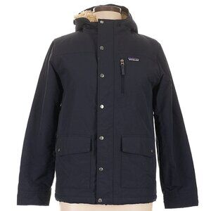 Patagonia Boys Jacket Navy Blue with Shearling Lining Size XL